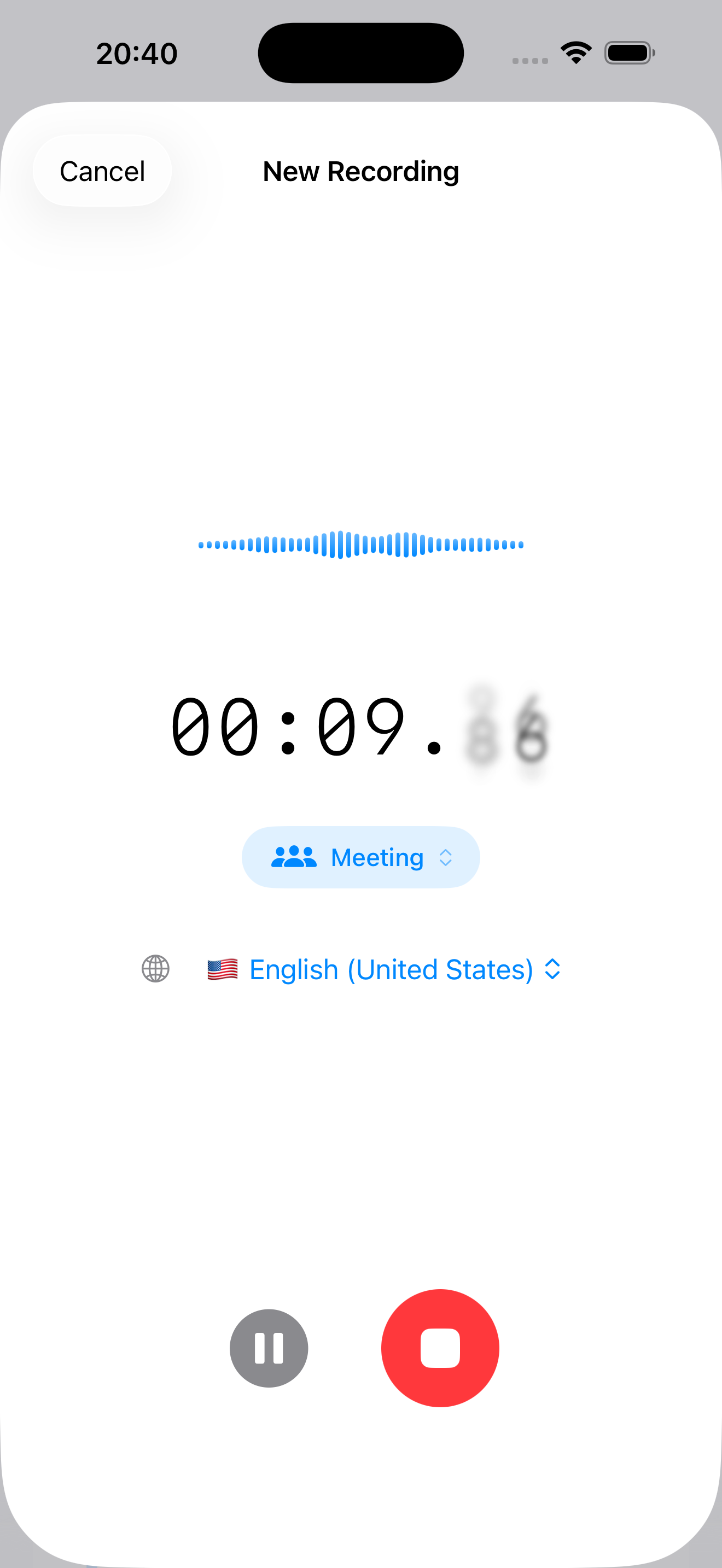 AudioNote AI Screenshot 1